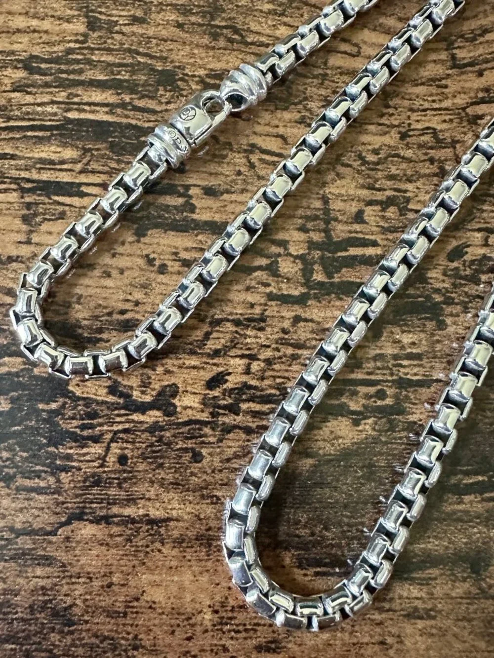 David Yurman Box Chain Necklace in Sterling Silver, 5mm - 22